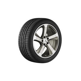 5-spoke wheel, 45.7 cm (18-inch), high-sheen, SL, 285/35 R18/, satin silver matt, A23140130027X34 buy in USA