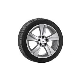 5-spoke wheel, 43.2 cm (17 inch), E-Class, 245/45 R17/, sterling silver, A21240119029709 buy in USA