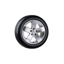 5-spoke wheel, Rucha, 43.2 cm (17 inch), E-Class, 245/45 R17/, titanium silver, B66474126 buy in USA