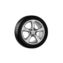 5-spoke wheel, Lalande, 45.7 cm (18 inch), SL, 255/40 R18/, titanium silver, B66474041 buy in USA