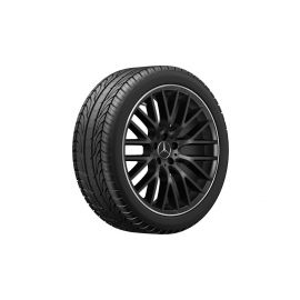 Y-spoke wheel, 50.8 cm (20 inch), rim flange polished, S-Class, 255/40 R20/, black matt, A22340138007X71 buy in USA