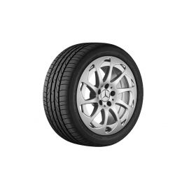 10-spoke wheel, 43.2 cm (17 inch), SL/ CLS, 255/45 R17/, titanium silver, A23140124029765 buy in USA