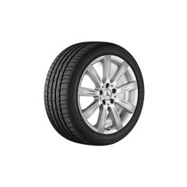 9-spoke wheel, 45.7 cm (18 inch), S-Class/ CL, 275/45 R18/, titanium silver, B66474423 buy in USA