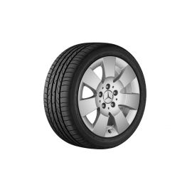 7-spoke wheel, 40.6 cm (16 inch), C-Class, 225/50 R16/, titanium silver, A20440102029765 buy in USA