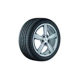 5-spoke wheel, Asaramas, 43.2 cm (17 inch), A-Class, 215/45 R17/, sterling silver, B66474512 buy in USA