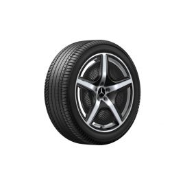 AMG 5-spoke wheel, 50.8 cm (20-inch), high-sheen, EQE, 255/40 R20/, vanadium silver, A2954000000 buy in USA