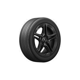 AMG 5-twin-spoke wheel, 45.7 cm (18-inch), E-Class, 245/45 R18/, black, A21340163007X43 buy in USA