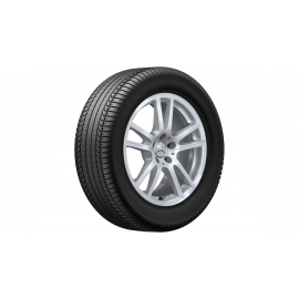 5-twin-spoke wheel, Aero, 45.7 cm (18-inch), high-sheen, GLC, 235/60 R18/, vanadium silver, A25440146007X45 buy in USA