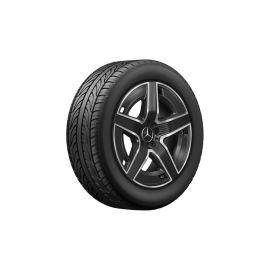 AMG 5-spoke wheel, 48.3 cm (19-inch), high-sheen, GLC, 235/55 R19/, black, A25440104007X23 buy in USA