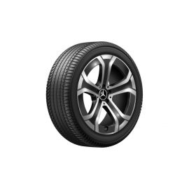 5-spoke wheel, 50.8 cm (20-inch), high-sheen, GLC, 255/45 R20/, black, A25440103007X23 buy in USA