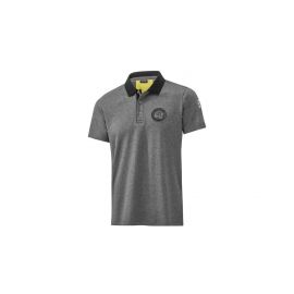 AMG mens polo shirt, gray / yellow / black, B66959354 buy in USA