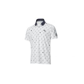 Mens golf polo shirt, white, B66450580 buy in USA