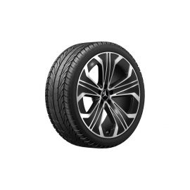 5-W-spoke wheel, Aero, 53.3 cm (21-inch), high-sheen, EQE, 265/40 R21/, black, A29440102007X23 buy in USA