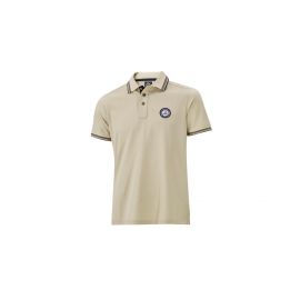 Mens polo shirt, cognac / blue, B66041745 buy in USA