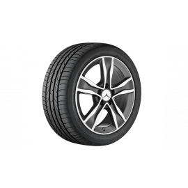 5-spoke wheel Tremolit-metallic polished, Bridgestone, BLIZZAK LM-32 MO, 225/50 R17 94H, Winter, Q44014191116A buy in USA