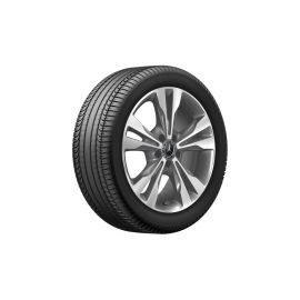 5-twin-spoke wheel Tremolit-metallic polished, Michelin, Pilot Alpin PA4 MO, 245/45 R18 100V XL, Winter, Q44019151020A buy in USA