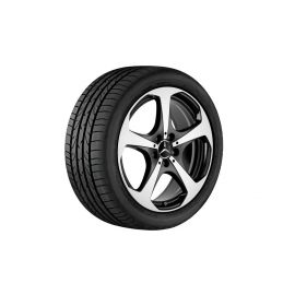 5-spoke wheel black polished, Michelin, Pilot Alpin 5 MO1, 245/40 R18 97V XL, Winter, Q4401415127900J2021 buy in USA