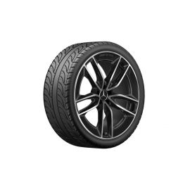 AMG 5-twin-spoke wheel, gloss black, Continental, ContiSportContact 5P MO, 325/35 R22 110ZR/Y XL, summer, Q440651110750 buy in USA