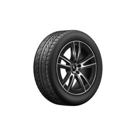 5-twin-spoke wheel, gloss black, Continental, EcoContact 6Q MO, 255/50 R19 107W XL, summer, Q44065111066A buy in USA