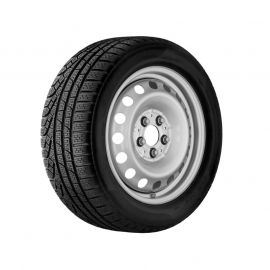 Steel wheel silver, Continental, ContiWinterContact TS 850, 195/65 R15 91T, Winter, Q4401611102200J2020 buy in USA