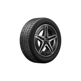 AMG 5-twin-spoke wheel, gloss black, Michelin, Primacy 4 MO, 225/45 R18 95Y XL, summer, Q440241510100 buy in USA