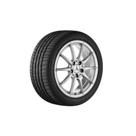 5-twin-spoke wheel titanium silver, Continental, ContiWinterContact TS 830 P MO, 205/50 R17 93H XL, winter, Q44013111228A buy in USA