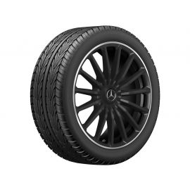 AMG multi-spoke wheel black matt rim flange polished, Michelin, Pilot Alpin 5 MO1, 265/40 R20 104W XL, winter, Q440141512190 buy in USA