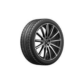 AMG multi-spoke wheel, black gloss turned, Continental, PremiumContact 6 MO, 285/45 R22 114Y XL, summer, Q440651110540 buy in USA