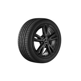 5-twin-spoke wheel, black, Continental, ContiEcoContact 5 MO, 205/55 R16 91V, summer, Q44024111146A buy in USA