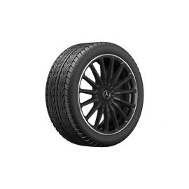 AMG multi-spoke wheel black matt rim flange polished, Michelin, Pilot Alpin 5 MO1, 265/40 R20 104W XL, winter, Q440141512700 buy in USA