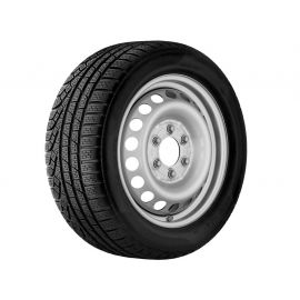 Steel wheel silver, Continental, Vanco Winter 2, 225/75 R16 116/114(118/116)R(P) C, Winter, Q4401711104100J2020 buy in USA