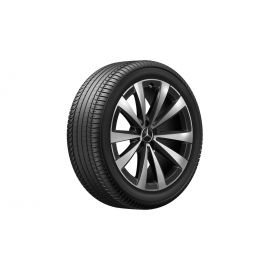 5-twin-spoke wheel, gloss black, Goodyear, Eagle F1 Asymmetric 5 MO, 255/45 R20 105H XL, summer, Q440241410210 buy in USA