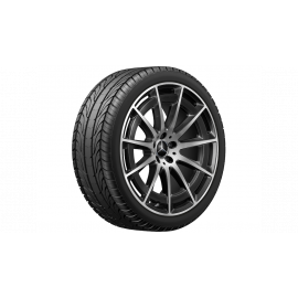 AMG multi-spoke wheel black glossy turned, Goodyear, Eagle F1 Asymmetric 5 MOE-S, 265/40 R21 105H XL, summer, Q4406414103800J2021 buy in USA