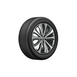 5-twin-spoke wheel gray Himalaya glossy turned, Pirelli, P-Zero (PZ4) MO, 255/50 R19 107W XL, summer, Q4406517103200J2021 buy in USA