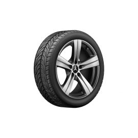 5-spoke wheel, gloss black, Goodyear, Eagle F1 Asymmetric 5 MO, 225/45 R18 95Y XL, summer, Q440241410130 buy in USA