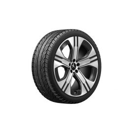 5-hole wheel black polished, Goodyear, Eagle F1 Asymmetric 5 MOE-S, 265/40 R21 105H XL, summer, Q440671410030 buy in USA