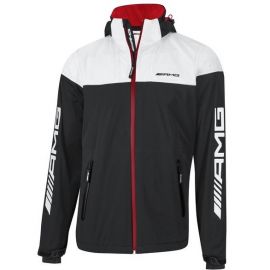 Original Mercedes-Benz AMG Herren Softshelljacke schwarz weiß B66959296-302 buy in USA