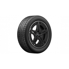 AMG 5-spoke wheel, 48.3 cm (19-inch), high-sheen, A-Class, 245/35 R19/, black, A17740144007X71 buy in USA