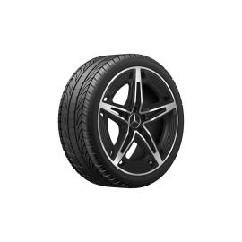 AMG 5-spoke wheel, 48.3 cm (19-inch), high-sheen, CLA, 245/35 R19/, matt black, A11840106007X36 buy in USA