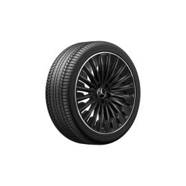 AMG multi-spoke wheel, 50.8 cm (20 inch), high-sheen rim flange, E-Class, 275/35 R20/, black, A21440106007X72 buy in USA