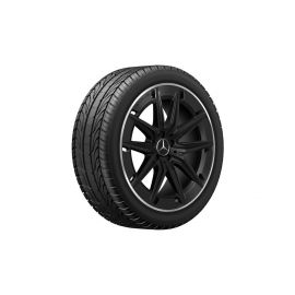 AMG 5-twin-spoke wheel, 50.8 cm (20-inch), high-sheen rim flange, GLB/ GLA, 255/40 R20/, matt black, A24740146007X71 buy in USA