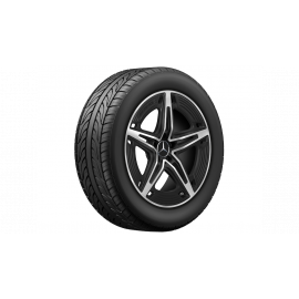 AMG 5-spoke wheel, 48.3 cm (19-inch), high-sheen, A-Class, 245/35 R19/, matt black, A17740144007X36 buy in USA