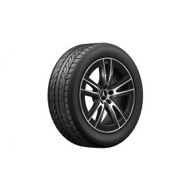 5-twin-spoke wheel, gloss black, Continental, EcoContact 6Q MO, 255/50 R19 107W XL, summer, Q4406511106600J2022 buy in USA