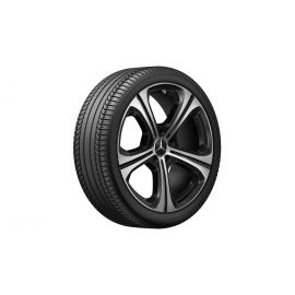 5-twin-spoke wheel, gloss black, Pirelli, P Zero MO, 255/35 R19 96Y XL, summer, Q4402417103000J2022 buy in USA