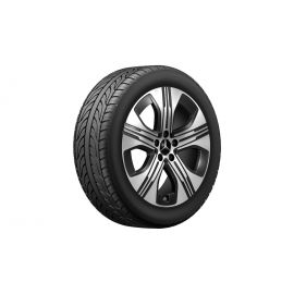 5-hole wheel, 48.3 cm (19 inch), high-sheen, EQB/ EQA, 235/50 R19/, black, A24340119007X23 buy in USA