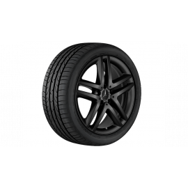 5-twin-spoke wheel, 48.3 cm (19-inch), high-sheen, V-Class/EQV/Vito/eVito, 245/45 R19/, matt black, A44740145007X35 buy in USA