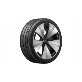 5-hole wheel black polished, Bridgestone, Blizzak LM005 MOE-S, 265/40 R21 105H XL, Winter, Q440541910350G2 buy in USA