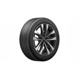 5-twin-spoke wheel, gloss black, Goodyear, Eagle F1 Asymmetric 5 MO, 225/50 R17 94Y, summer, Q44024141027A buy in USA