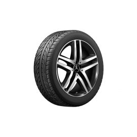 5-twin-spoke wheel, gloss black, Continental, PremiumContact 6 MO-V, 245/45 R19 102Y XL, summer, Q44029111055A buy in USA