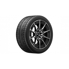 AMG 10-spoke wheel, high-sheen, 265/40 R19/, matt black, A23640127007X36 buy in USA